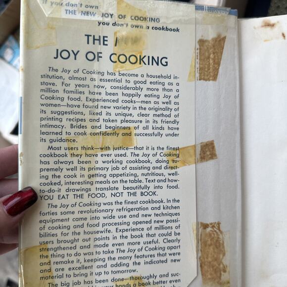 The New Joy Of Cooking Irma Rombauer Marion Becker VTG Cookbook 1953 4000 Recipe - Picture 2 of 9